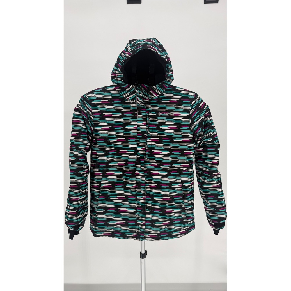 Columbia Kids Girls Insulated Ski Snowboard Jacket Waterproof Hooded‎ Pattern